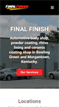 Mobile Screenshot of finalfinishusa.com