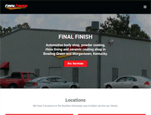 Tablet Screenshot of finalfinishusa.com